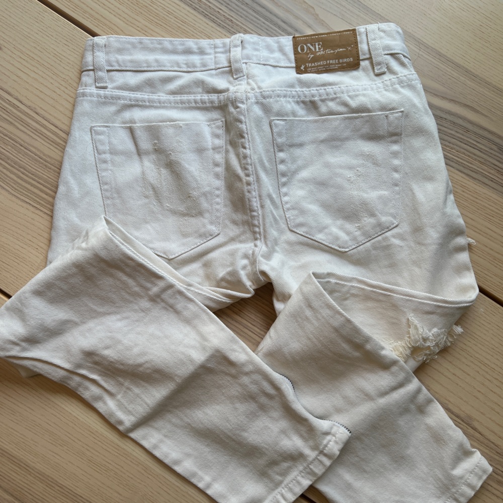 One Teaspoon Trashed Freebird Distressed Denim - image 4